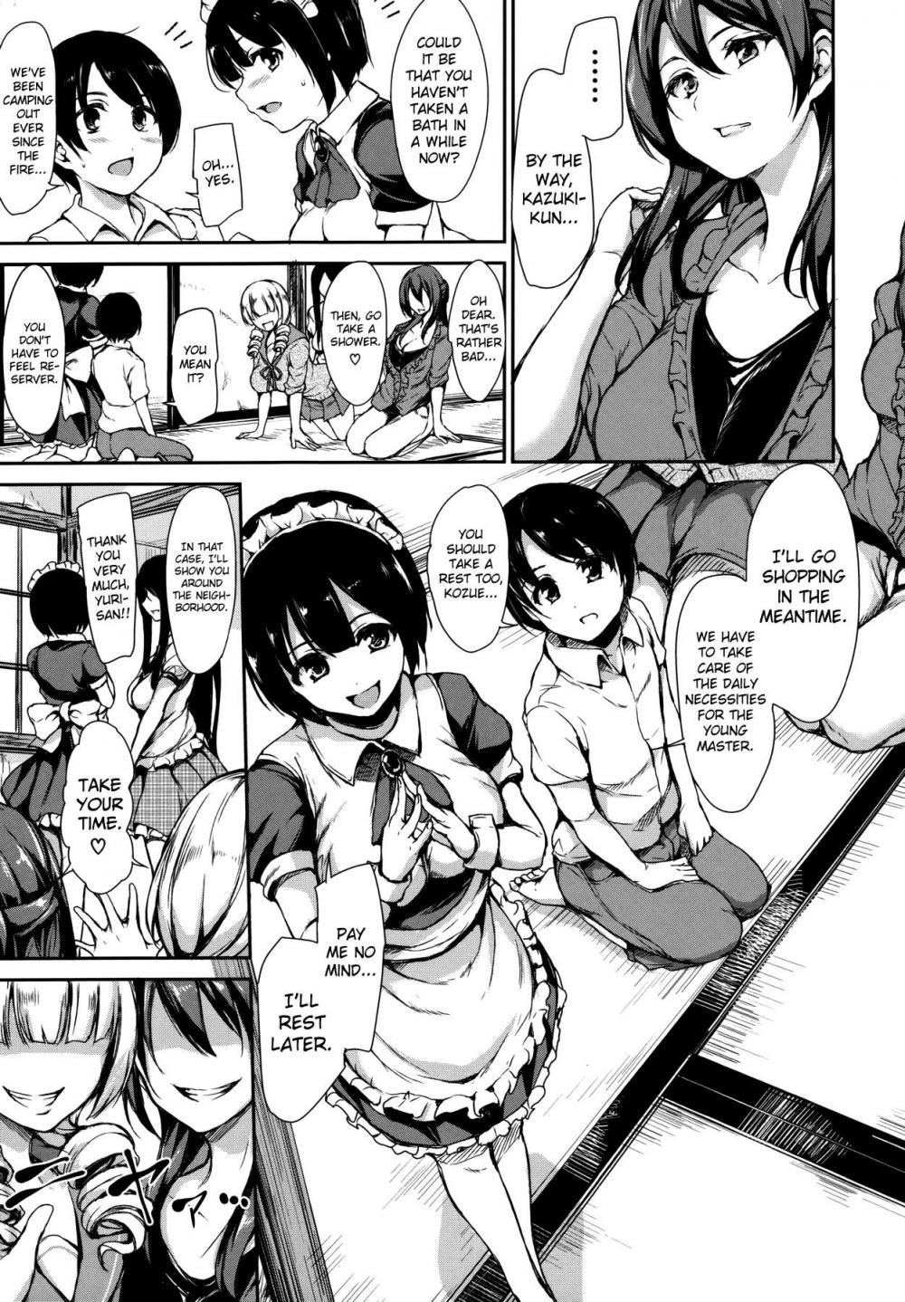 Hentai Manga Comic-At Home Harem FudeoroSisters-Chapter 3-13